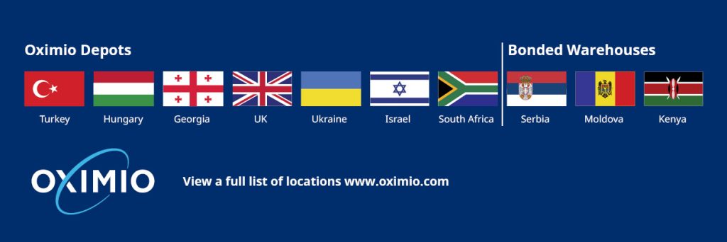 Oximio's clinical trials logistics global network.