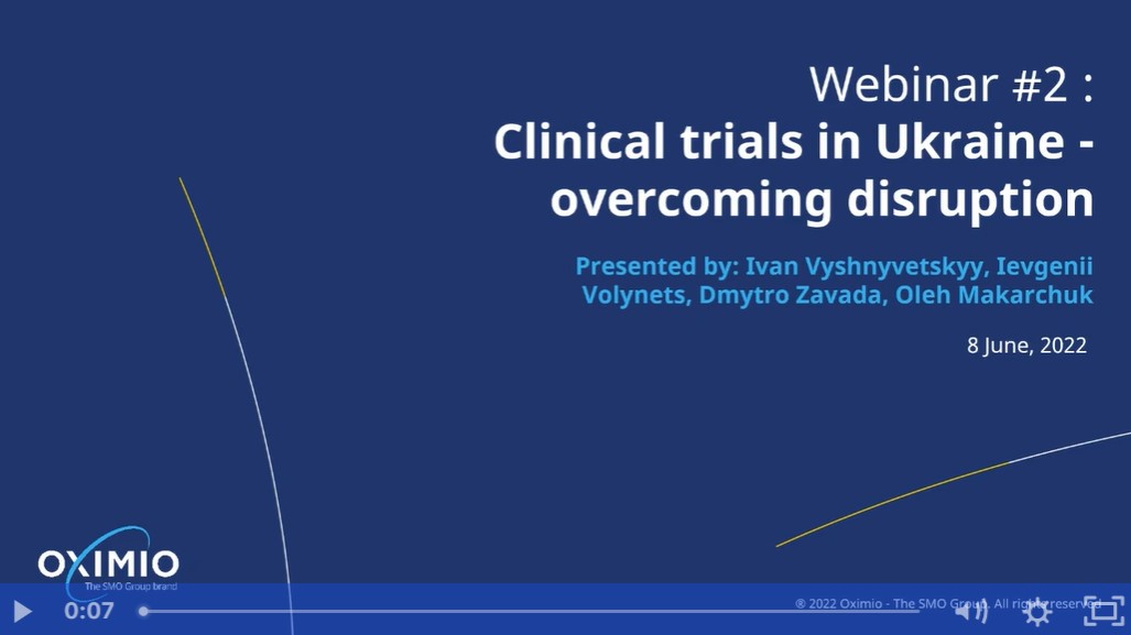 Clinical trials in Ukraine – overcoming disruption