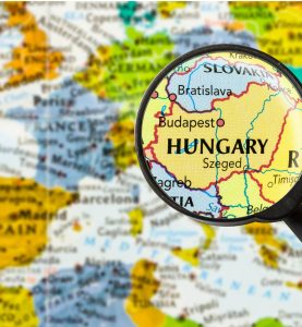 Map of Hungary - a strategic location for clinical trials in Eastern Europe