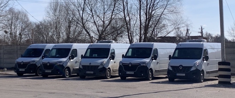 Courier services fleet for clinical trials in Ukraine