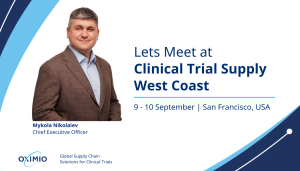 Meet Oximio's CEO at Clinical Trial Supply West Coast 2025.