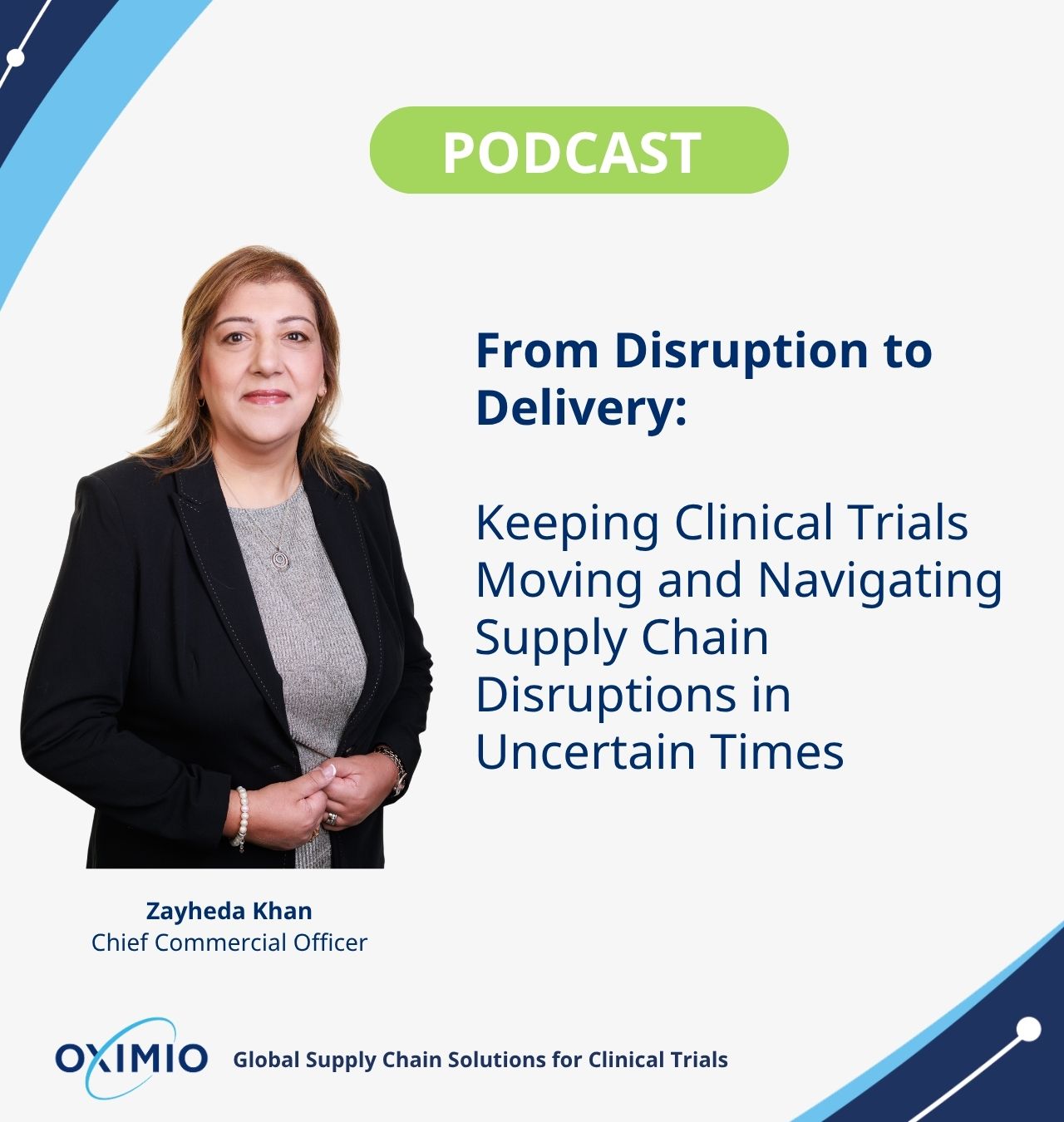 Podcast - Keeping clinical trials moving in uncertain times.