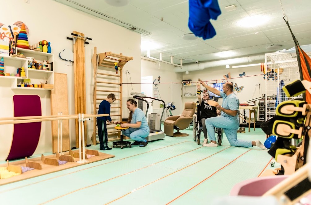 Ukraine charity, The Foundation City of Goodness, supporting vulnerable children and women - physiotherapy unit.